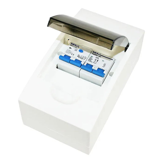 installatiekast 230 volt met aardlek en zekeringautomaat