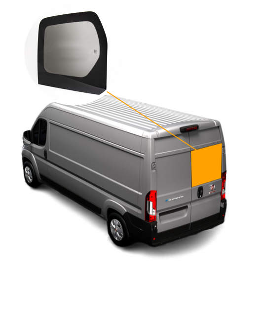 DUCATO/BOXER/JUMPER achterdeur inbouwruit rechts L2/L3/L4