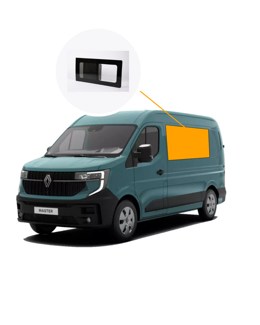 RENAULT MASTER 2025 L3/L2 schuifraam Links